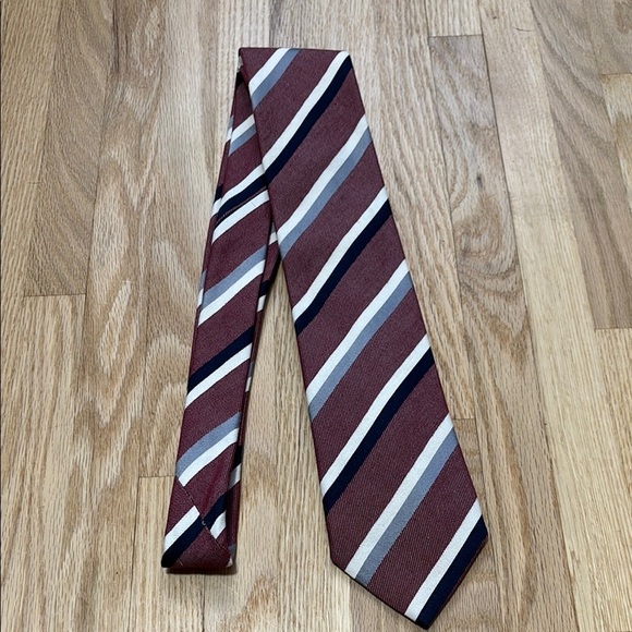 Eton Silk & Cotton Men's Neck Tie Made in Italy - Picture 1 of 6
